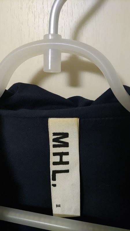 MHL. コットンダッフルコート ネイビー サイズ2 マーガレット