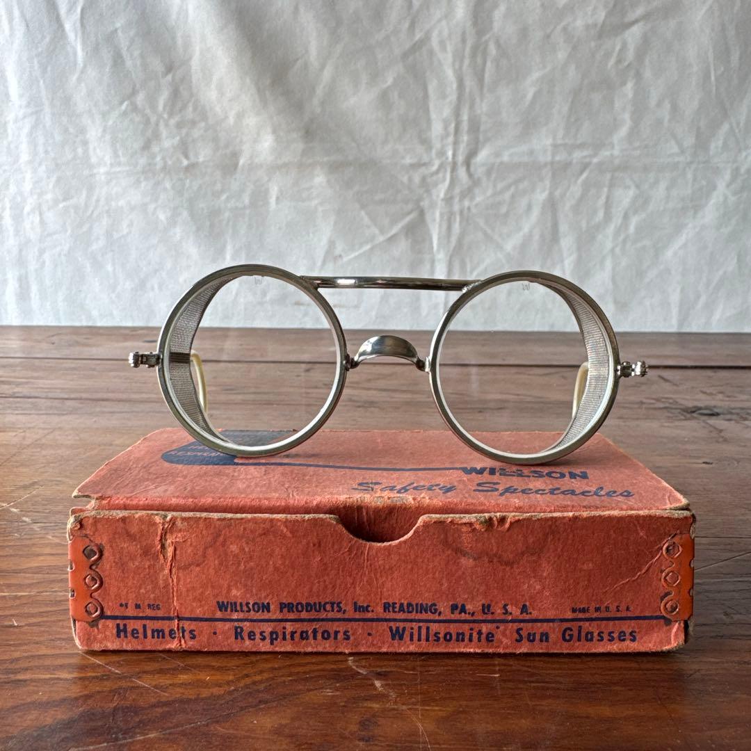 40s Willson ビンテージ セーフティメガネ
