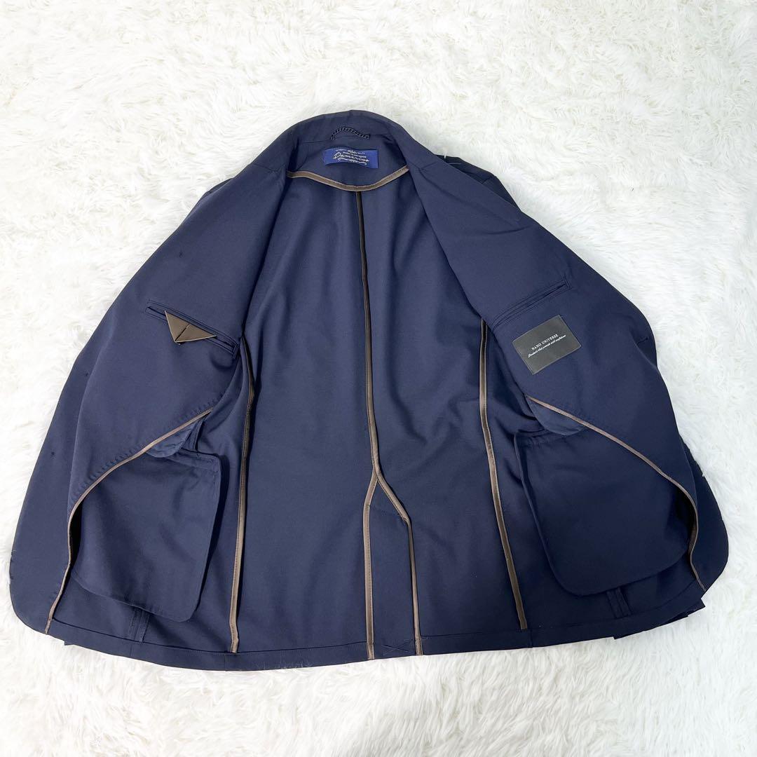 ☆美品☆ナノユニバース ダメリーノ セットアップ ネイビー S