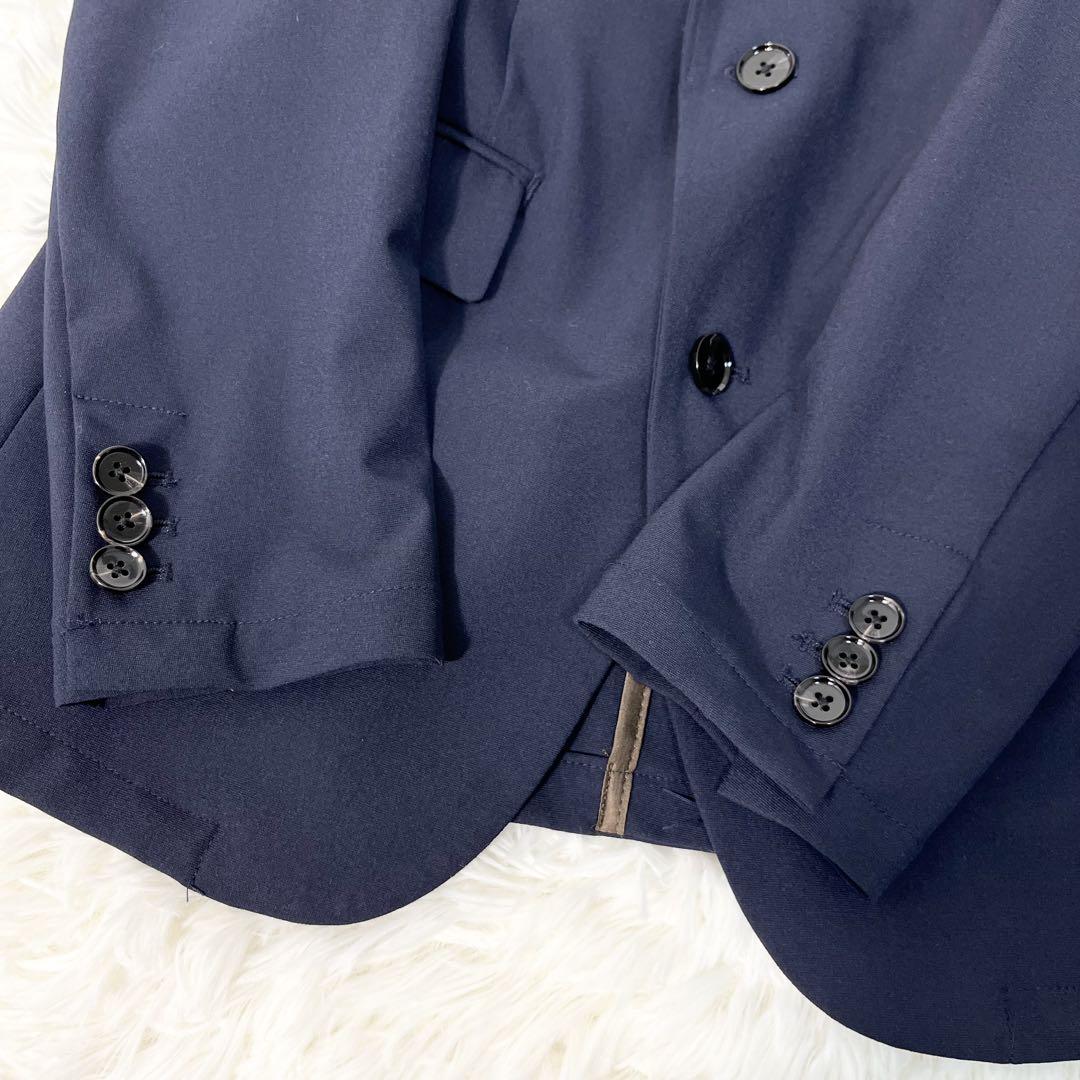 ☆美品☆ナノユニバース ダメリーノ セットアップ ネイビー S