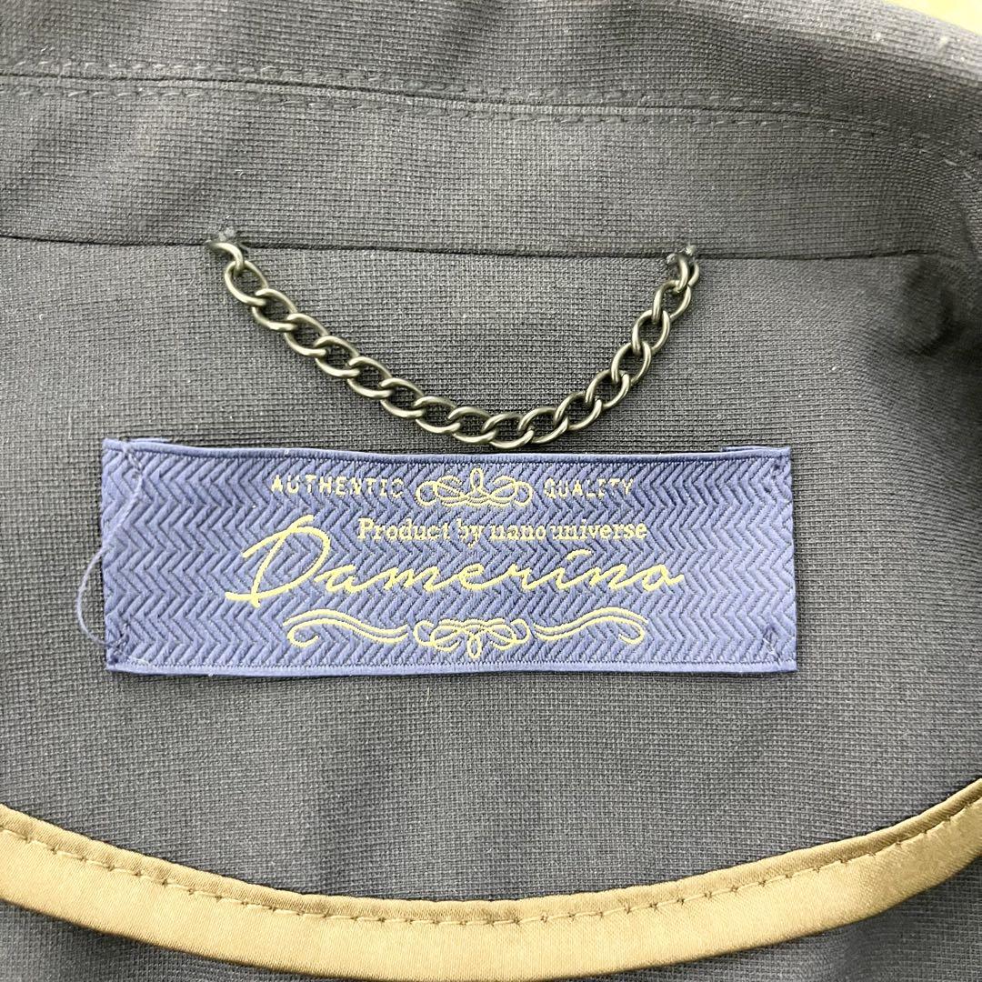 ☆美品☆ナノユニバース ダメリーノ セットアップ ネイビー S