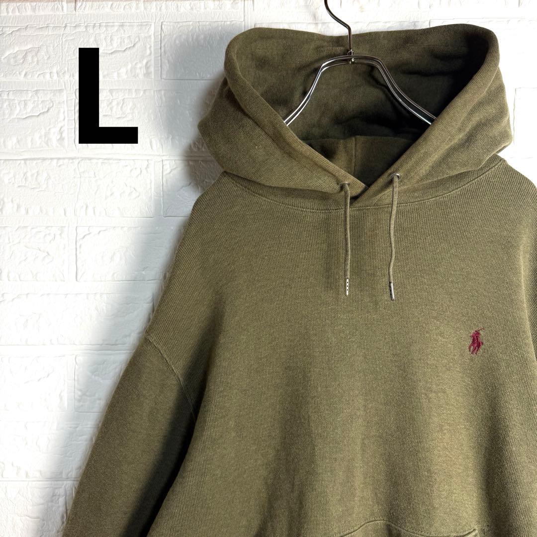 【90s】 POLO RALPH LAUREN エルボーパッチ パーカー