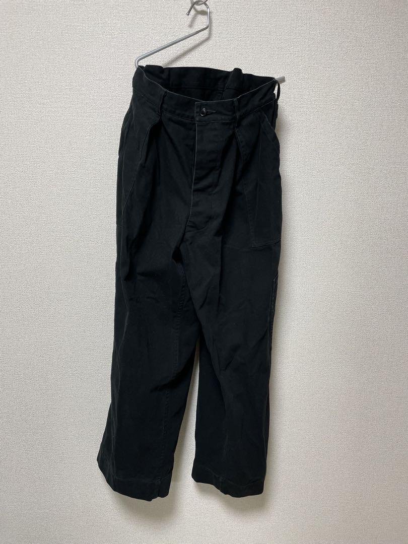 A.PRESSE USAF Hemmed Bottoms ブラック1
