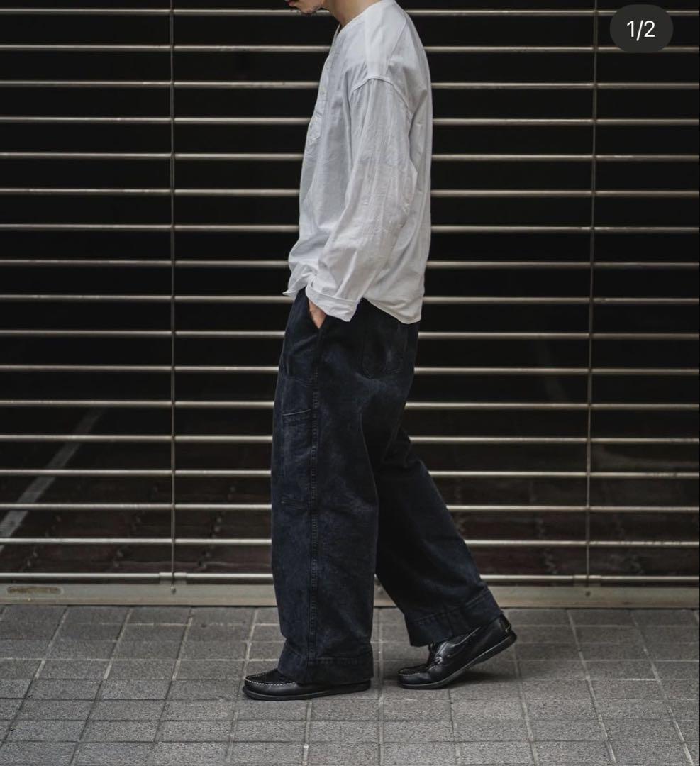 A.PRESSE USAF Hemmed Bottoms ブラック1