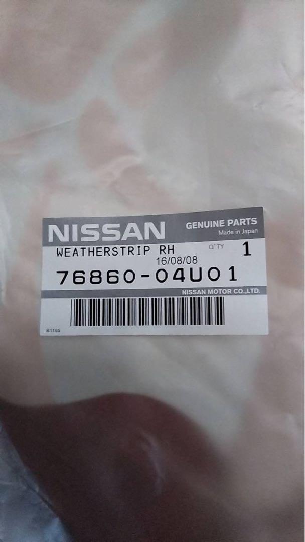 新品 左右セット BNR32 ウェザーストリップ ボディ側