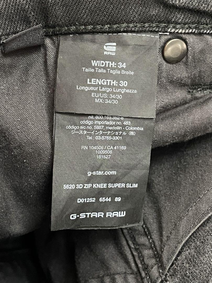 パンツ G-STAR RAW 5620 3D ZIP KNEE SUPER SLIM