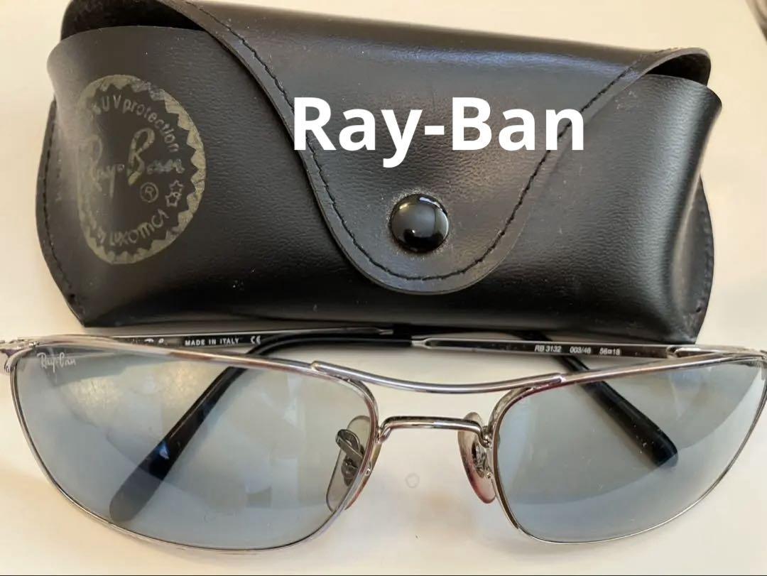 Ray-Ban グレー サングラス ケース付き Ray-Ban グレー サングラス ケース付き