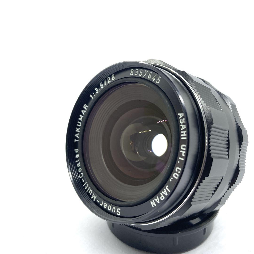 【ひでお】TAKUMAR 28mm F3.5 レンズ 単焦点　ペンタックス