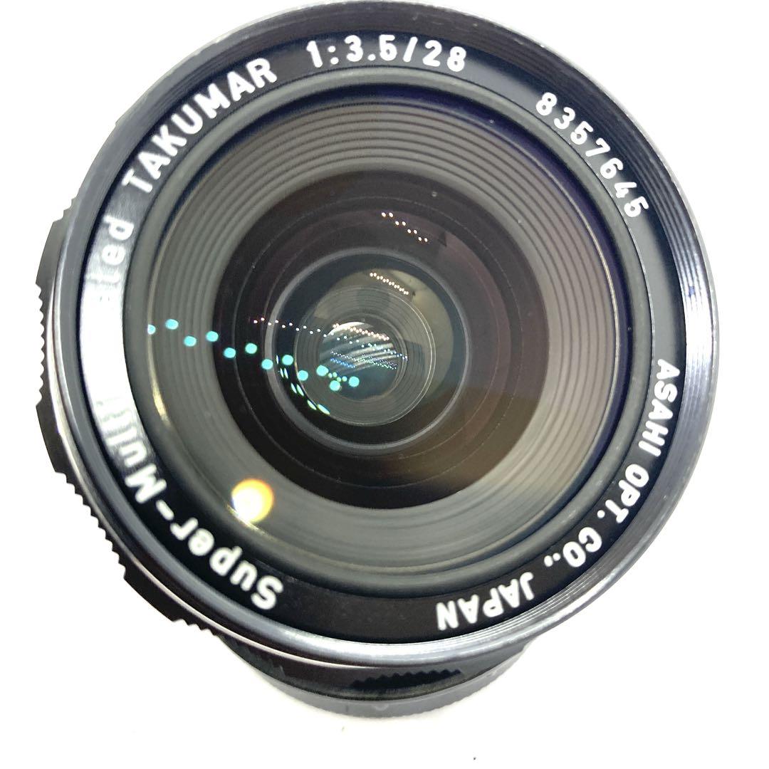 【ひでお】TAKUMAR 28mm F3.5 レンズ 単焦点　ペンタックス