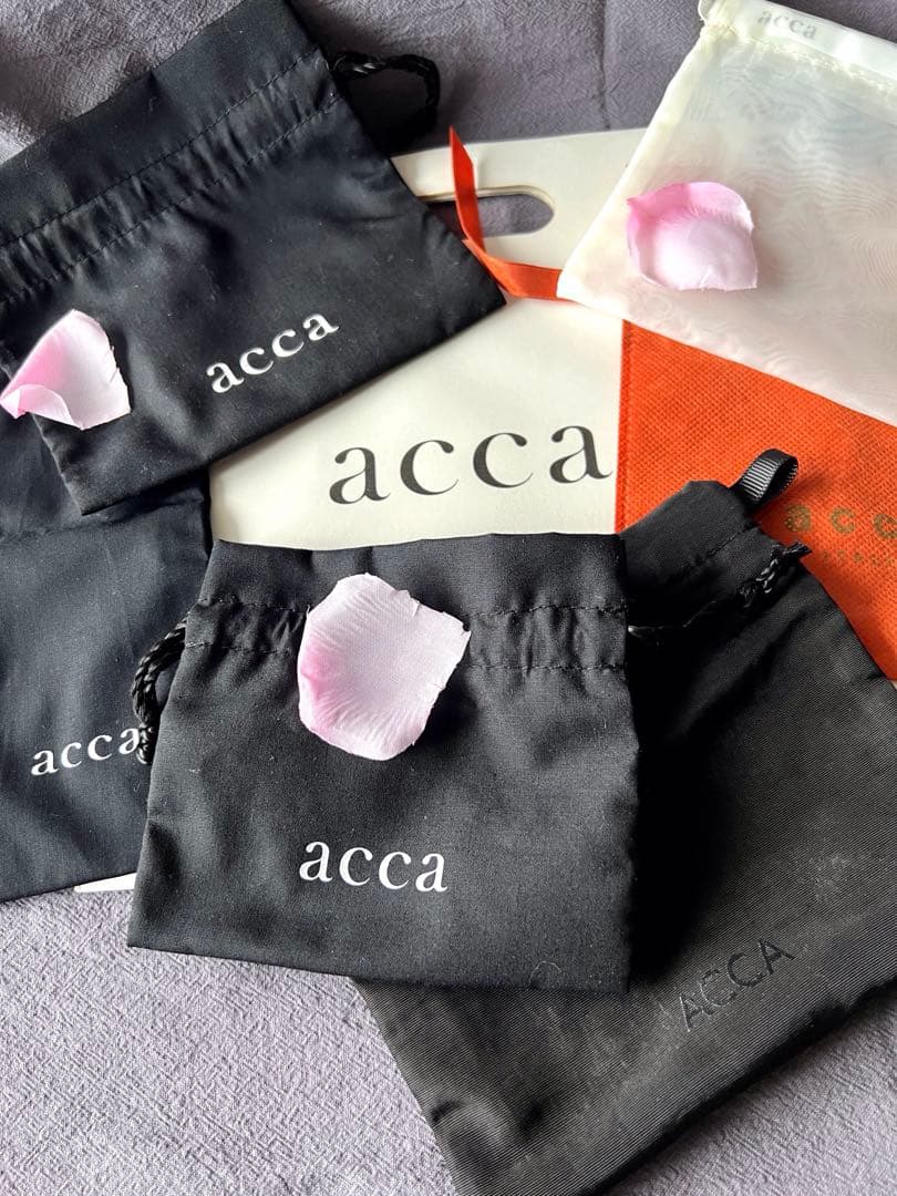 acca クリスタルガラス レーザーバレッタ ヘア 保管袋付 DECORATOM_COM_BR