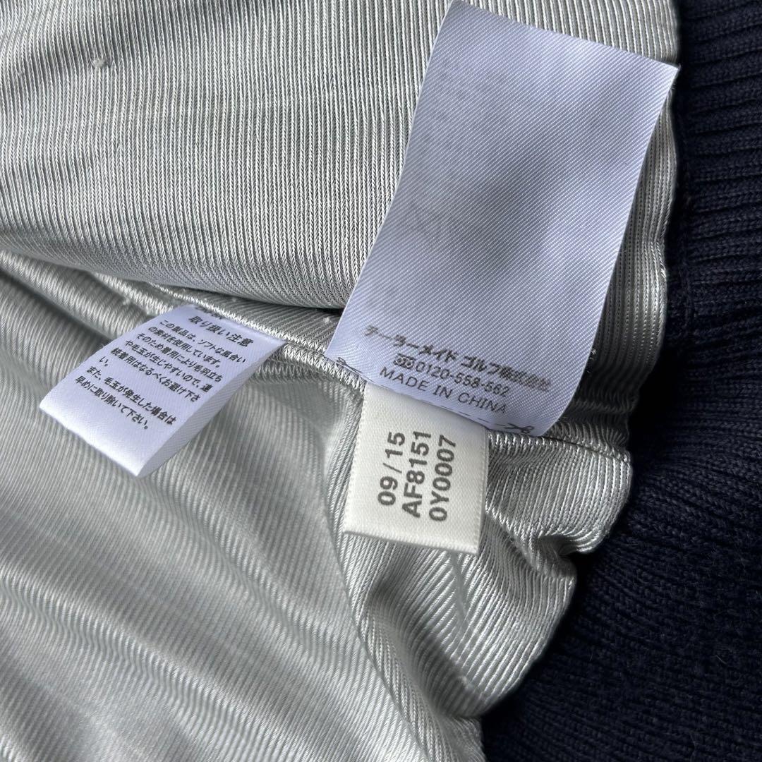 古着 adidas ゴルフ 防風蓄熱 フルジップ ニット ブルゾン Y2K 古着 adidas ゴルフ 防風蓄熱 フルジップ ニット ブルゾン Y2K