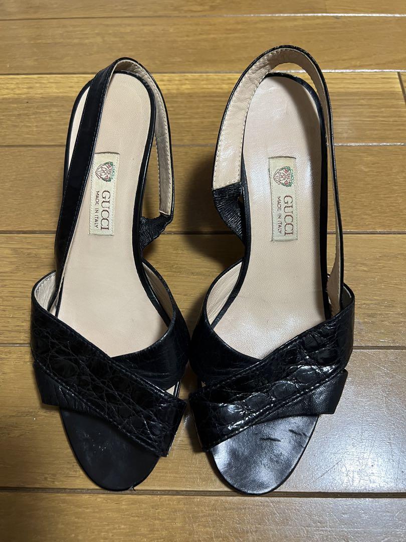 GUCCI サンダル　黒