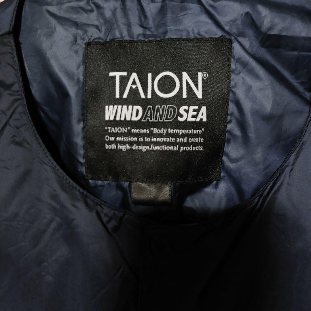 WIND AND SEA TAION ベスト ネイビー サイズL