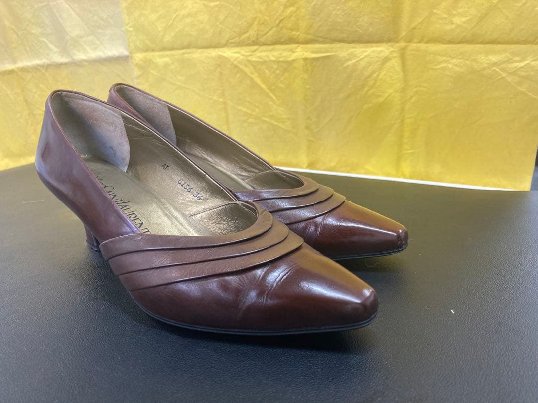 Yves Saint Laurent ブラウン ハイヒール 36 Yves Saint Laurent ブラウン ハイヒール 36