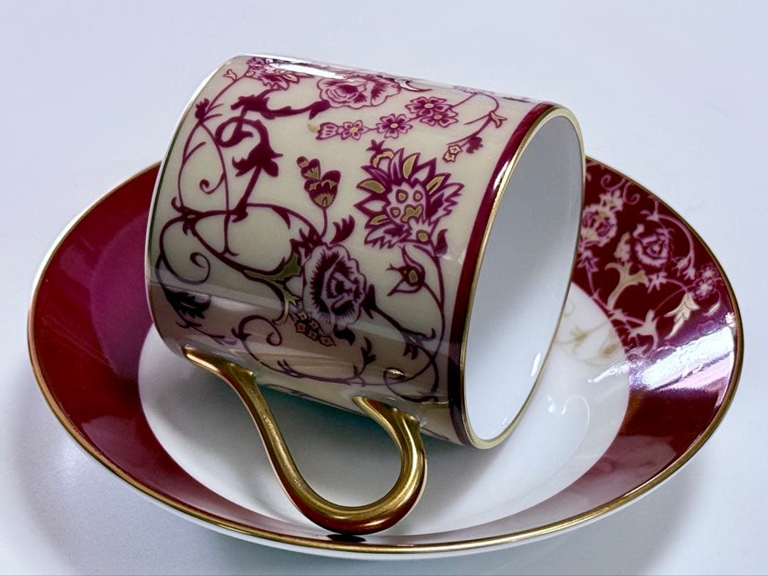 大倉陶園 ペルシャの薔薇 ペルシャのバラ デミタスカップ ソーサー