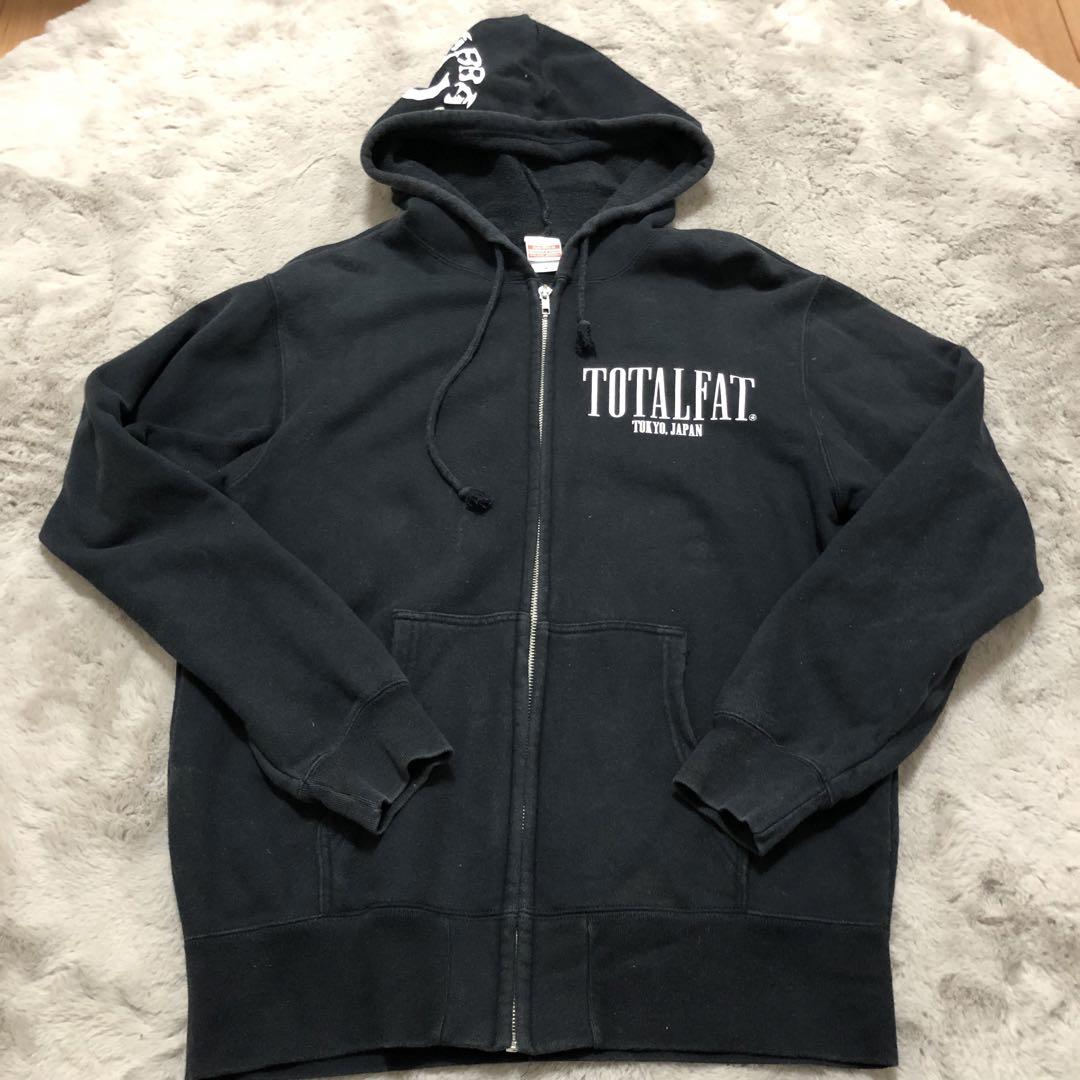 【未開封】TOTALFAT パーカー ブラック L TOTALFAT パーカー