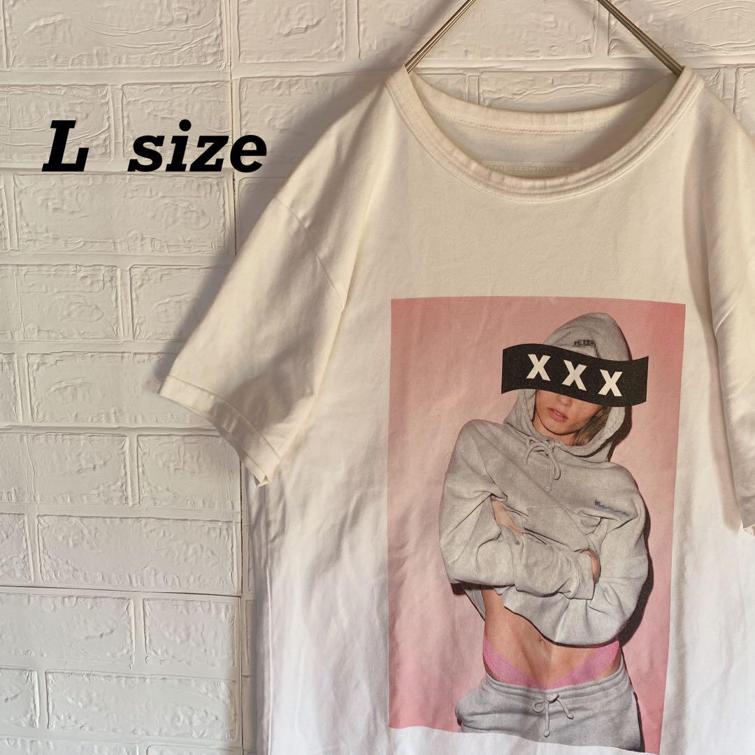 GOD SELECTION XXX グラフィックTシャツ ホワイト