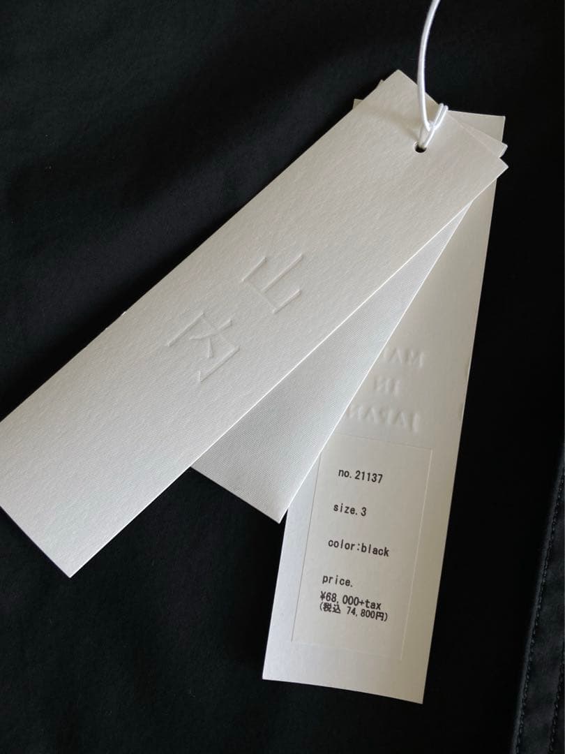 山内　塩縮撥水ノーカラージャケット