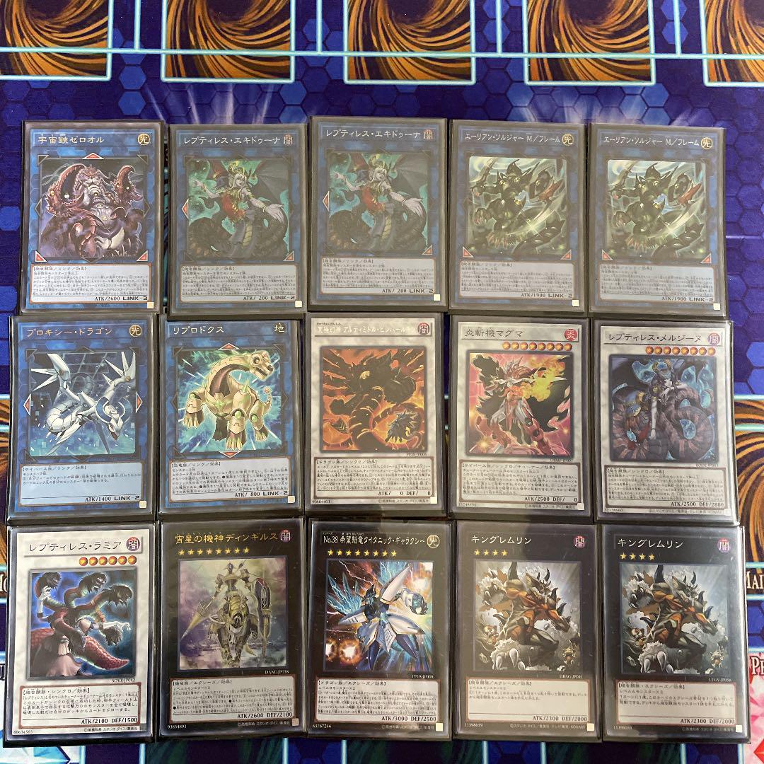 遊戯王　溟界レプティレス　デッキ　EX15 遊戯王 溟界レプティレス デッキ EX15 - メルカリ
