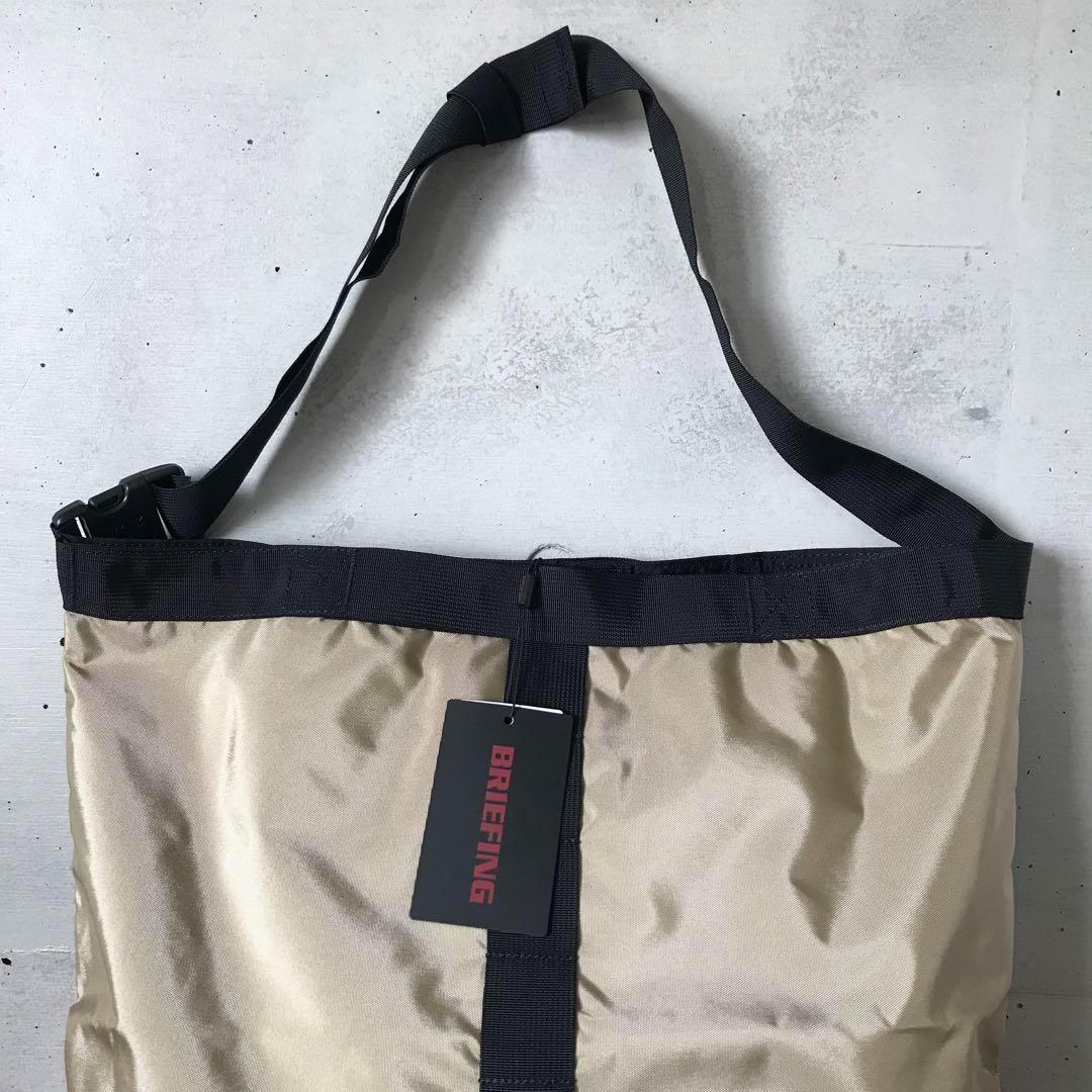 【新品】BRIEFING ブリーフィング ジャンパーM ショルダーバッグ薄茶 新品】BRIEFING ブリーフィング ジャンパーM ショルダーバッグ
