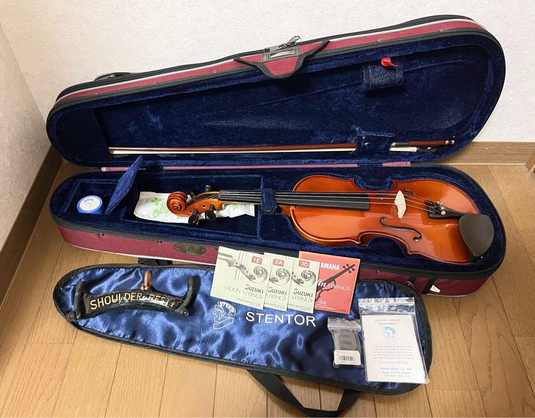 バイオリン STENTOR 3/4サイズ その他備品 まとめ売り バイオリン STENTOR 3/4サイズ その他備品 まとめ売り