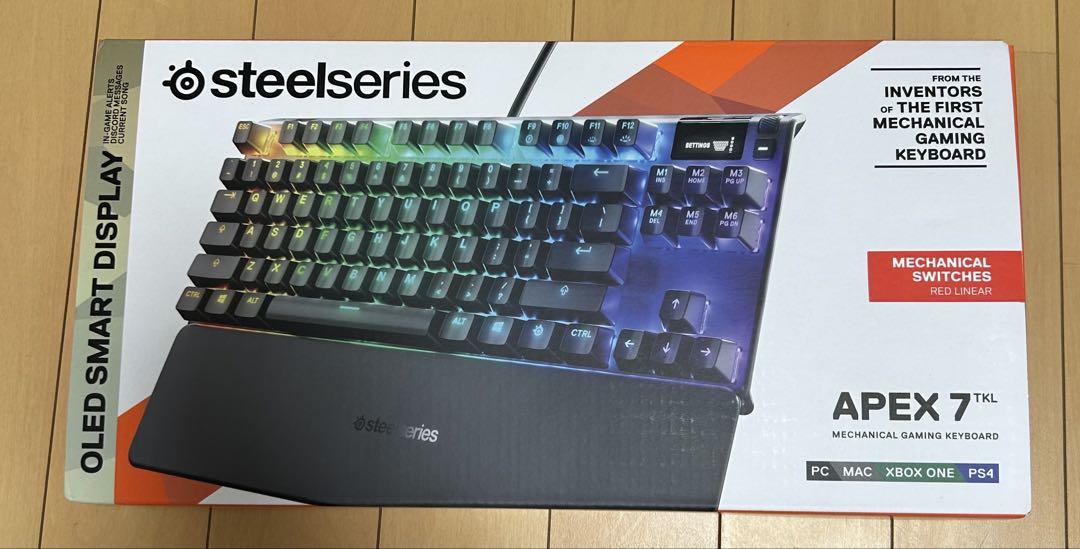 未開封 ゲーミングキーボーApex 7 TKL Red Switch 64649