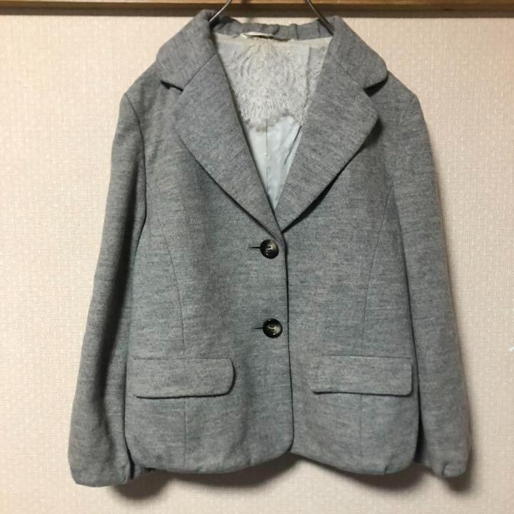 当店の記念日 古着 myprinciple マイプリンシプル レース ジャケット グレー テーラードジャケット 当店の記念日 古着 myprinciple マイプリンシプル レース ジャケット グレー テーラードジャケット