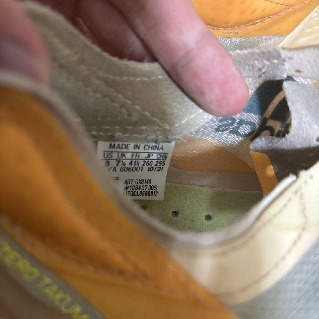 ADIZERO タクミセン8 収納袋付き 25.5