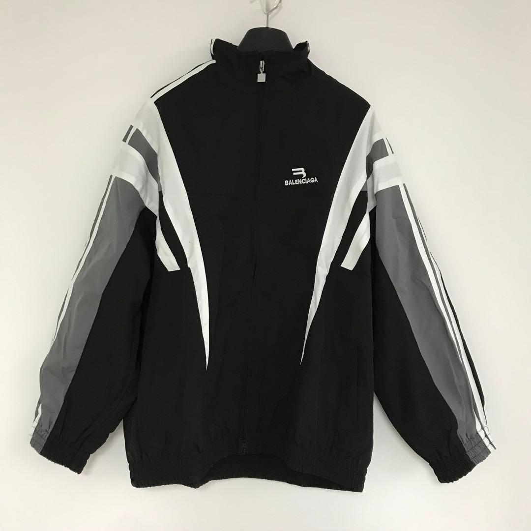 バレンシアガポプリントラックジャケット