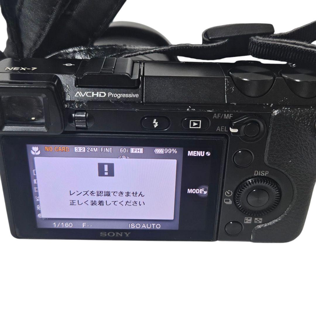 ジャンク品 SONY ミラーレス一眼カメラ α NEX-7 レンズセット