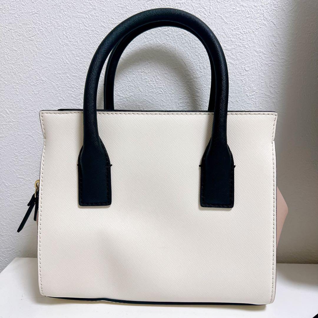 【即購入可】kate spade ハンドバッグ ホワイト/ブラック