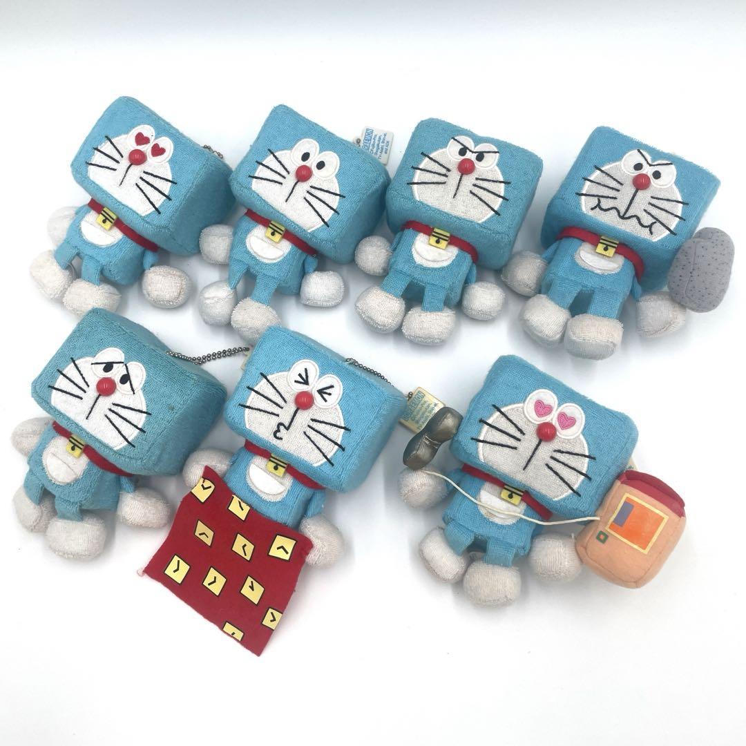 希少　ドラえもん スクエア　ぬいぐるみ 7体セット　四角