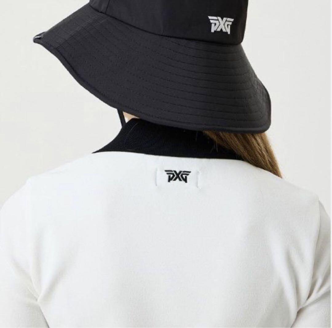 PXG バケットハット 日焼け止めキャップ ゴルフキャップ ホワイト ブラック PXG バケットハット 日焼け止めキャップ ゴルフキャップ