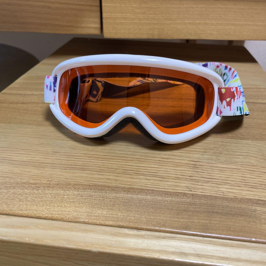 期間限定特別価格 Oakley ゴーグル オレンジレンズ ホワイトストラップ スキー・スノーボードアクセサリー