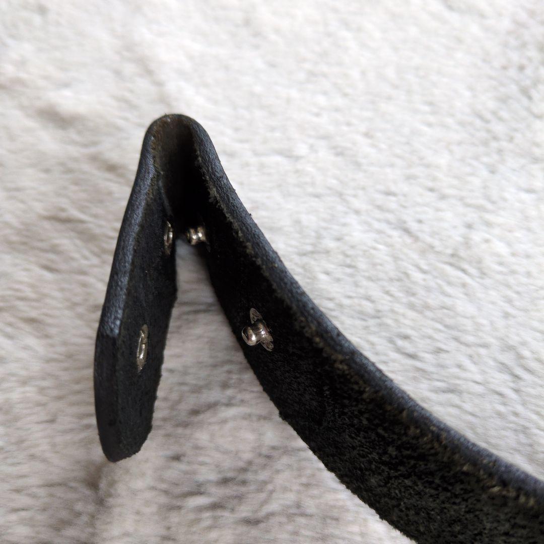 カービングレザーベルト　ビンテージ　アメリカ製