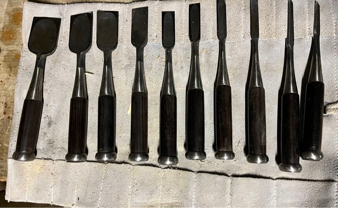 海弘　鑿　ノミ　組鑿　10本組 組鑿 海広 追入面取 十本組 : ToolMate別館 Yahoo!店 - 通販