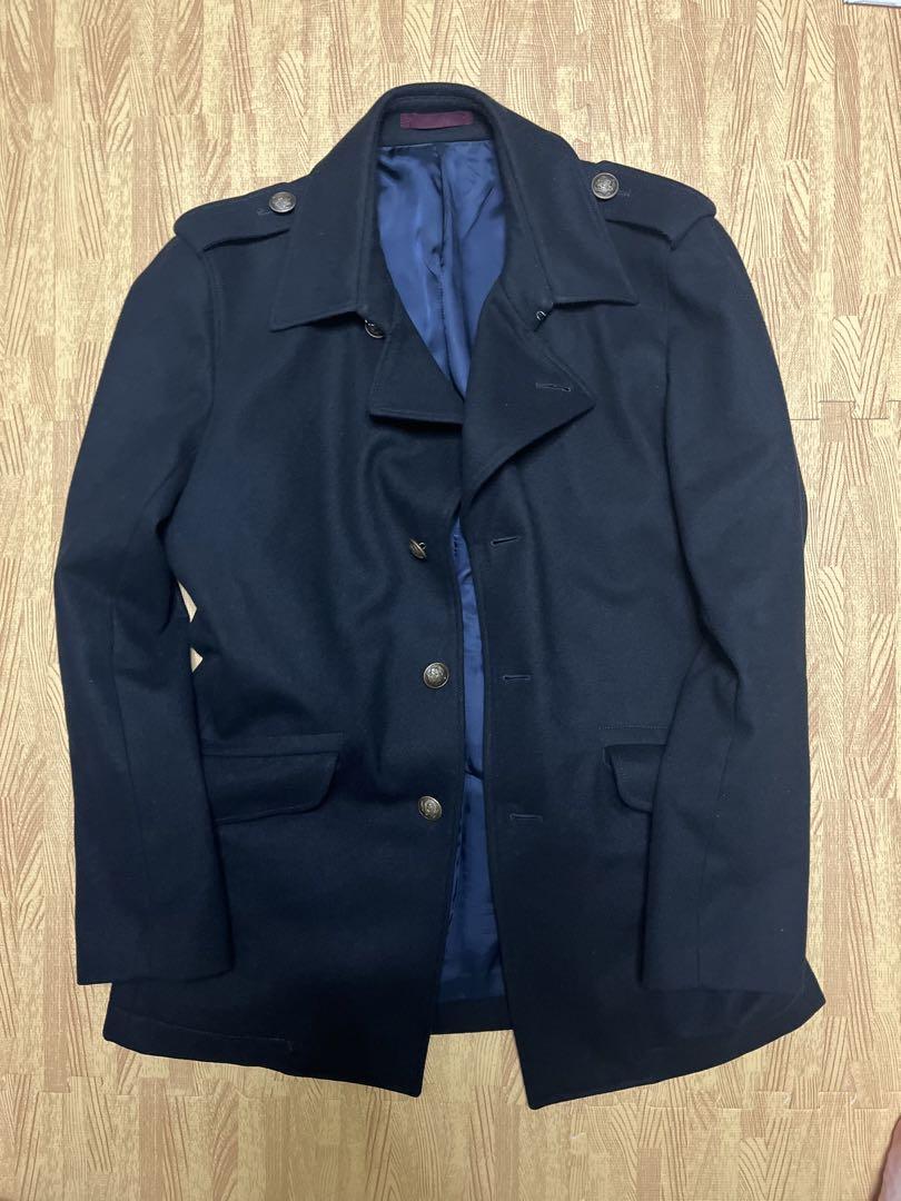 未使用級✨️ PS Paul Smith カシミヤ混 グレー ピーコート XL Paul Smith - PS Paul Smith ポール・スミス コート M グレー