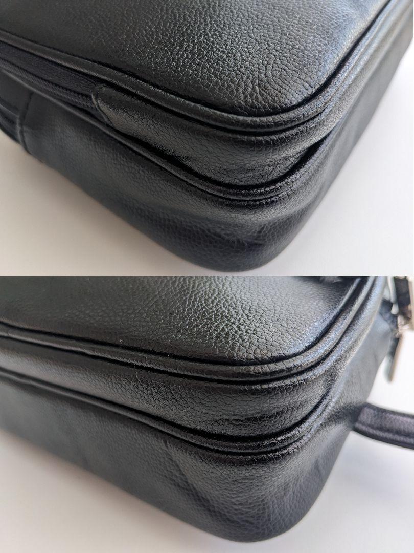 美品 カールラガーフェルド レザークラッチバッグ セカンド