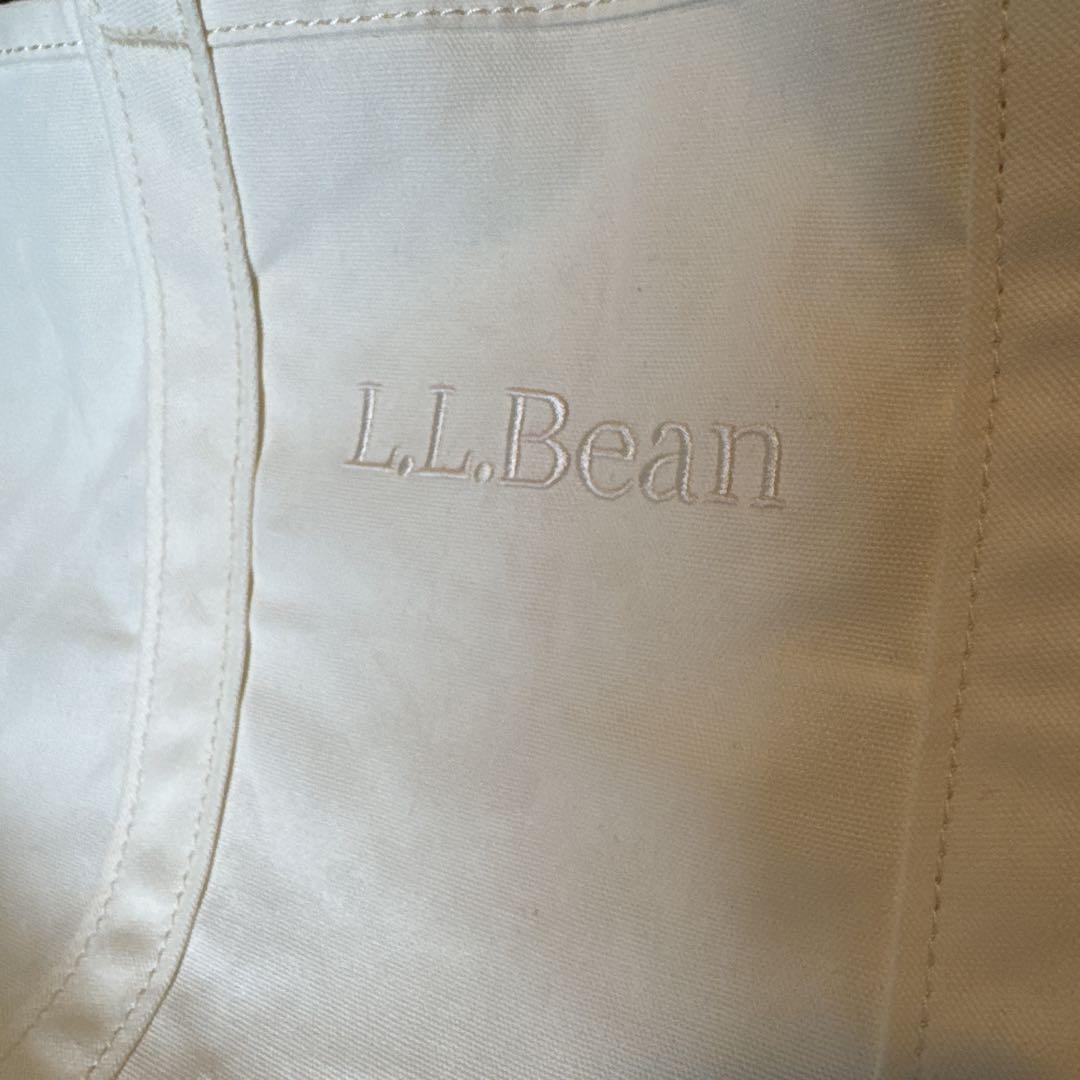 極美品　L.L.Bean ホワイト トートバッグ