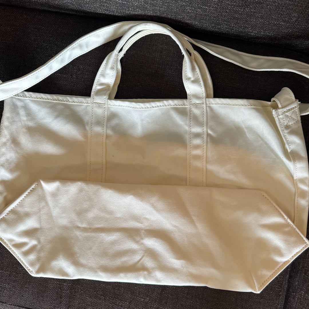 極美品　L.L.Bean ホワイト トートバッグ