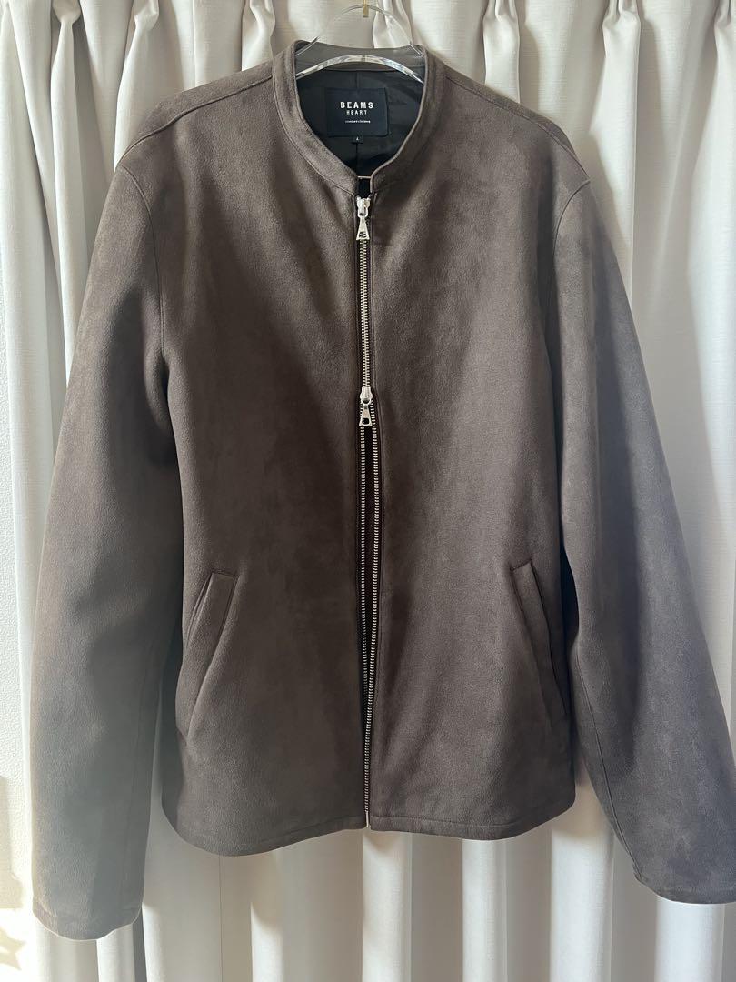 最低価格の BEAMS スエードジャケット ブラウン ジャケット・アウター