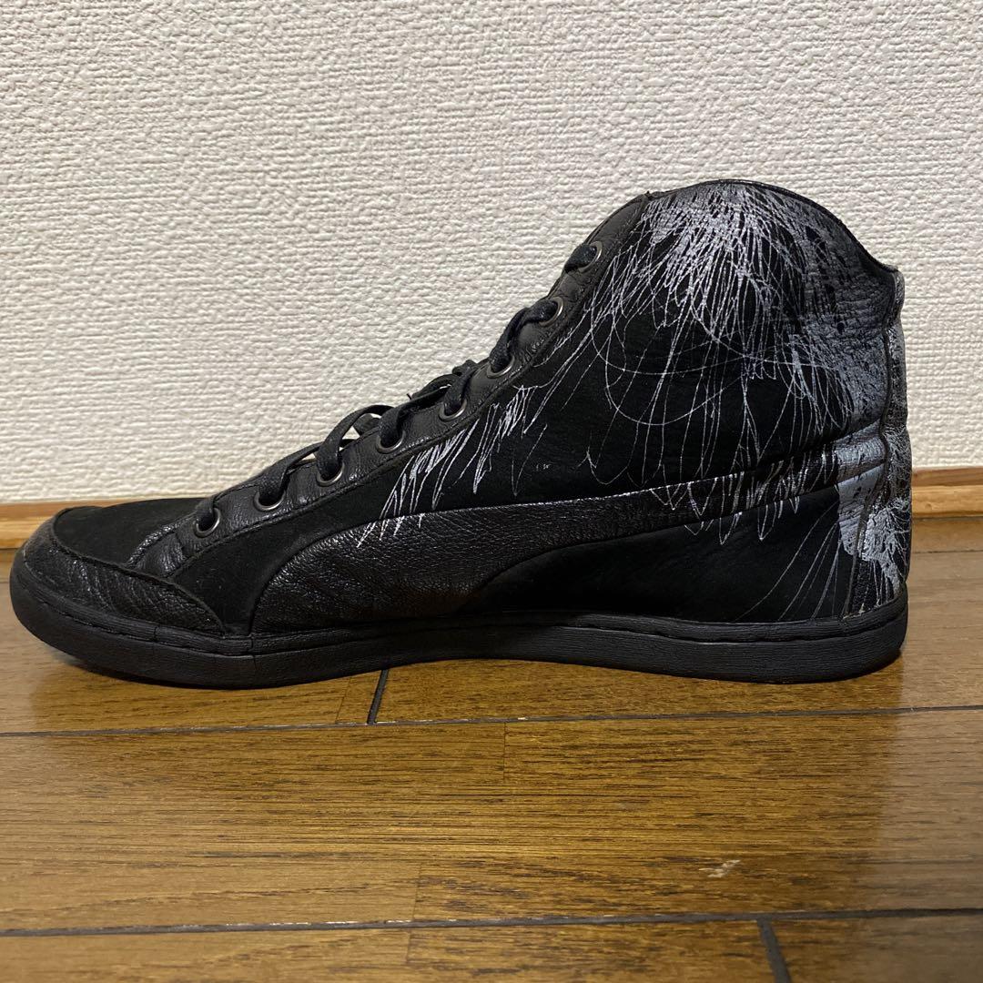 値下げPuma ALEXANDER MQUEEN ハイカットスニーカー ブラック