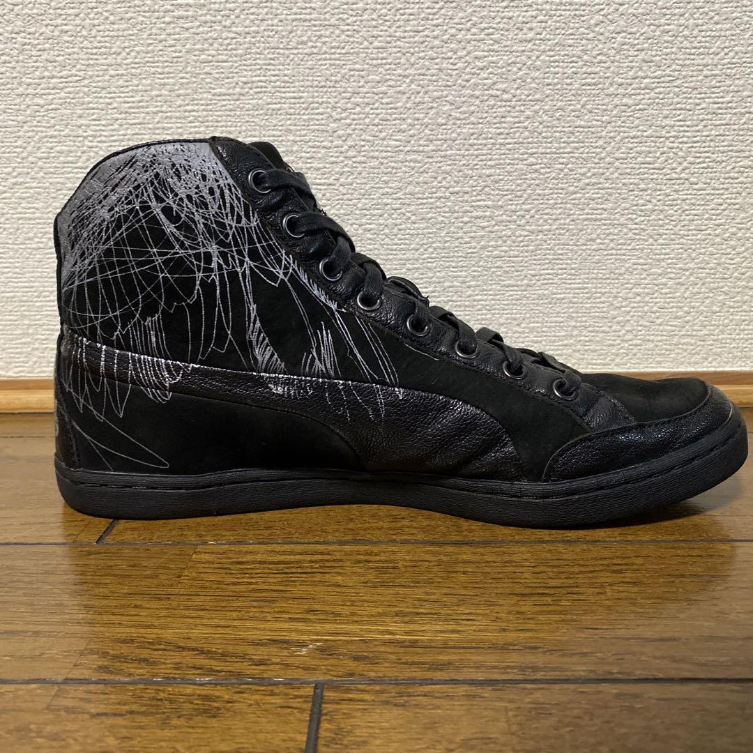 値下げPuma ALEXANDER MQUEEN ハイカットスニーカー ブラック
