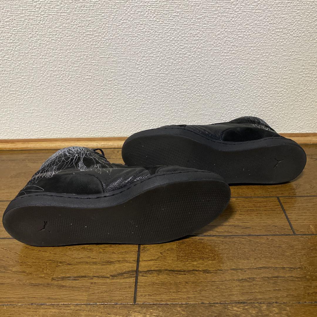 値下げPuma ALEXANDER MQUEEN ハイカットスニーカー ブラック