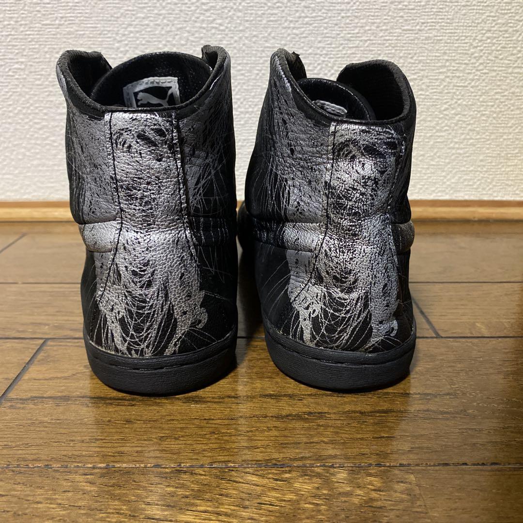 値下げPuma ALEXANDER MQUEEN ハイカットスニーカー ブラック