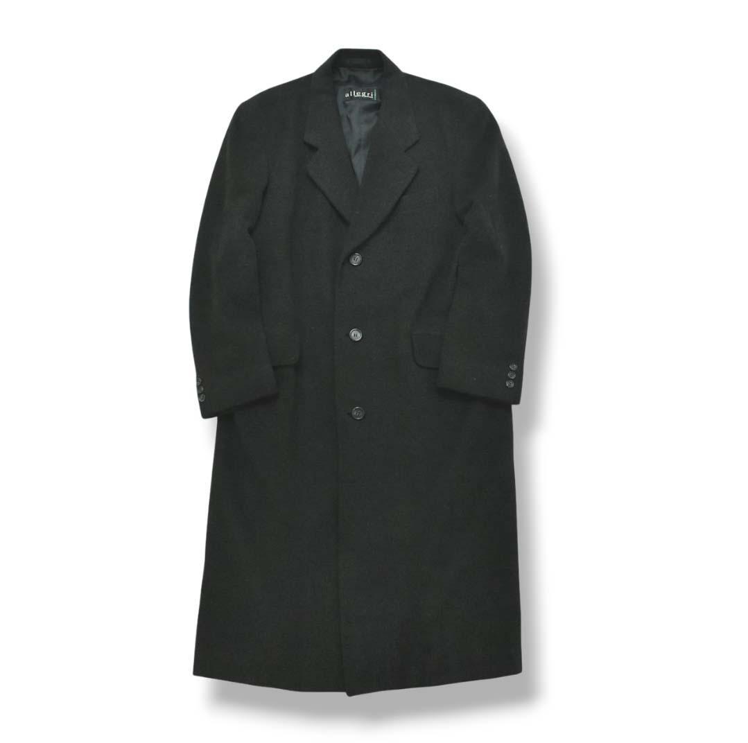 Profeeno 黒 レザー Wトレンチコート メンズL Profeeno 黒 レザー Wトレンチコート メンズL