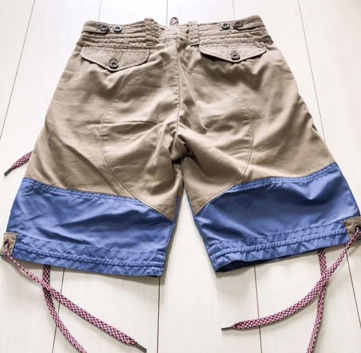 MONCLER 2B00014 596S8 Monogram Logo Short Pants ボトムのみ Moncler Logo Embroidered Drawstring Shorts Grey Men's - US