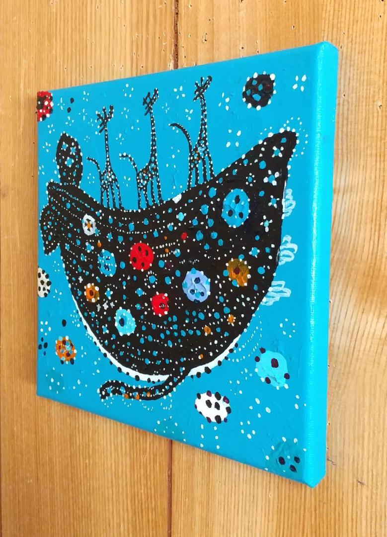 ワンピなど最旬ア！ 鯨オリジナル絵画 （鯨オリジナル絵画 なまなましい） 絵画