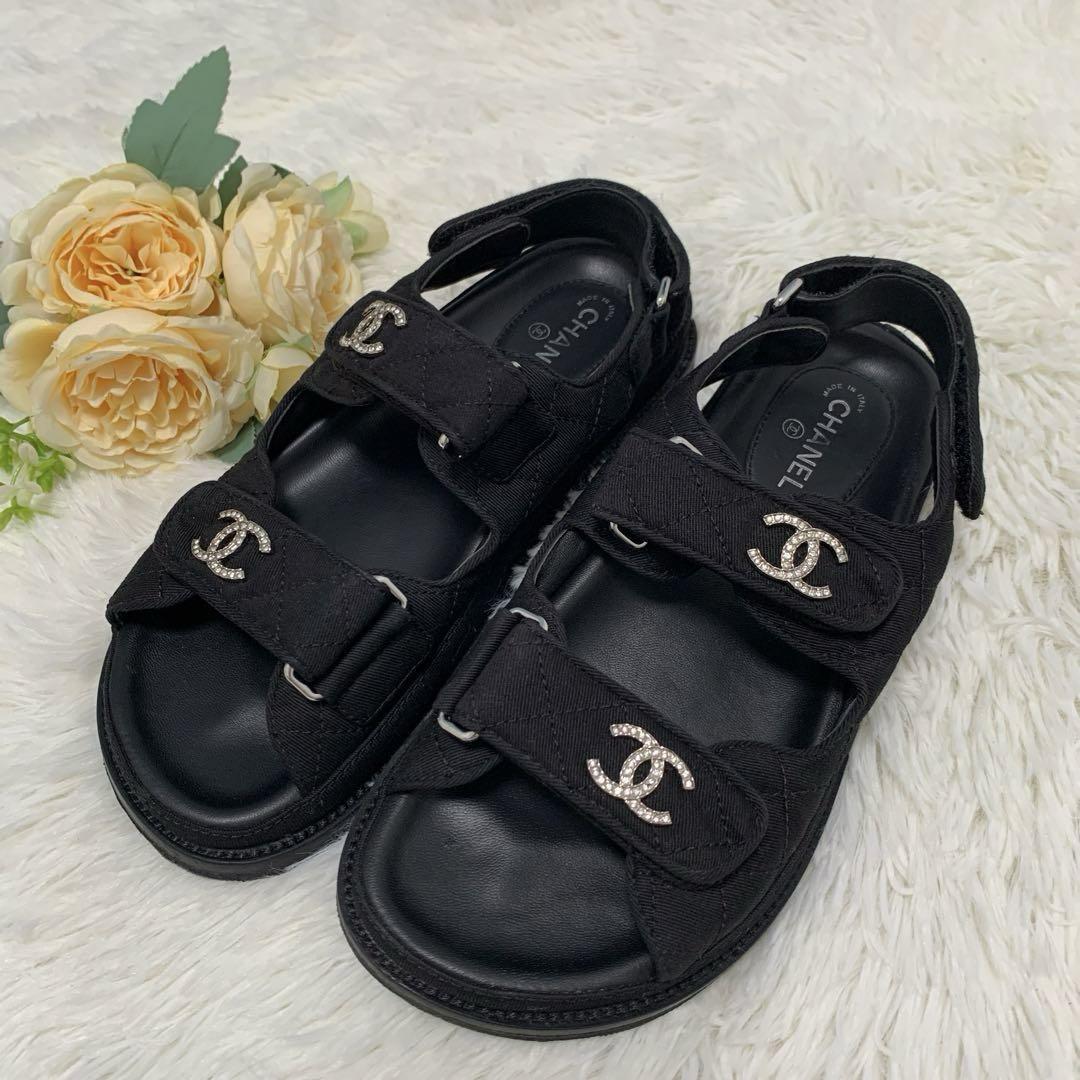 CHANEL シャネル ココマーク サンダル CHANELシャネル ココマーク サンダル - メルカリ