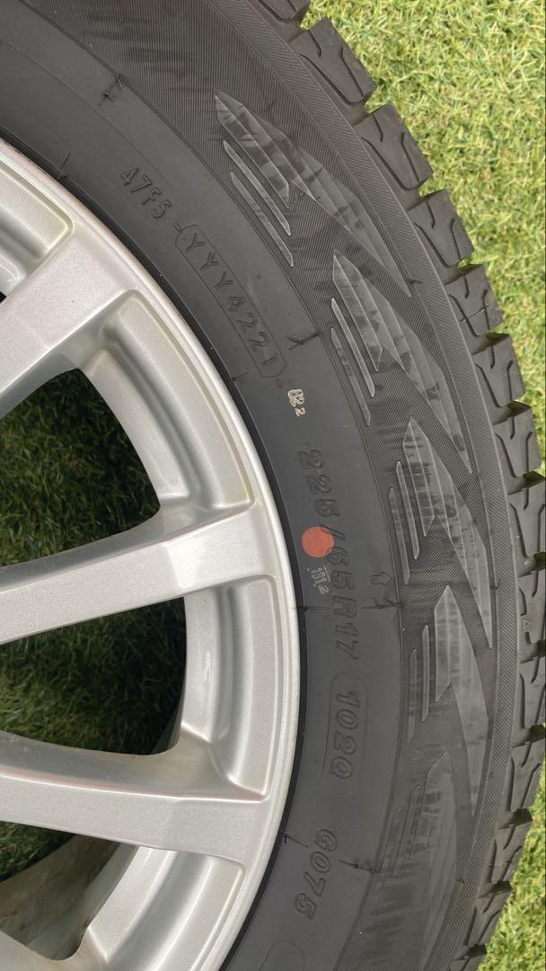 【早い者勝ち】【溝あり】225/65R17 ヨコハマ スタッドレスホイールセット